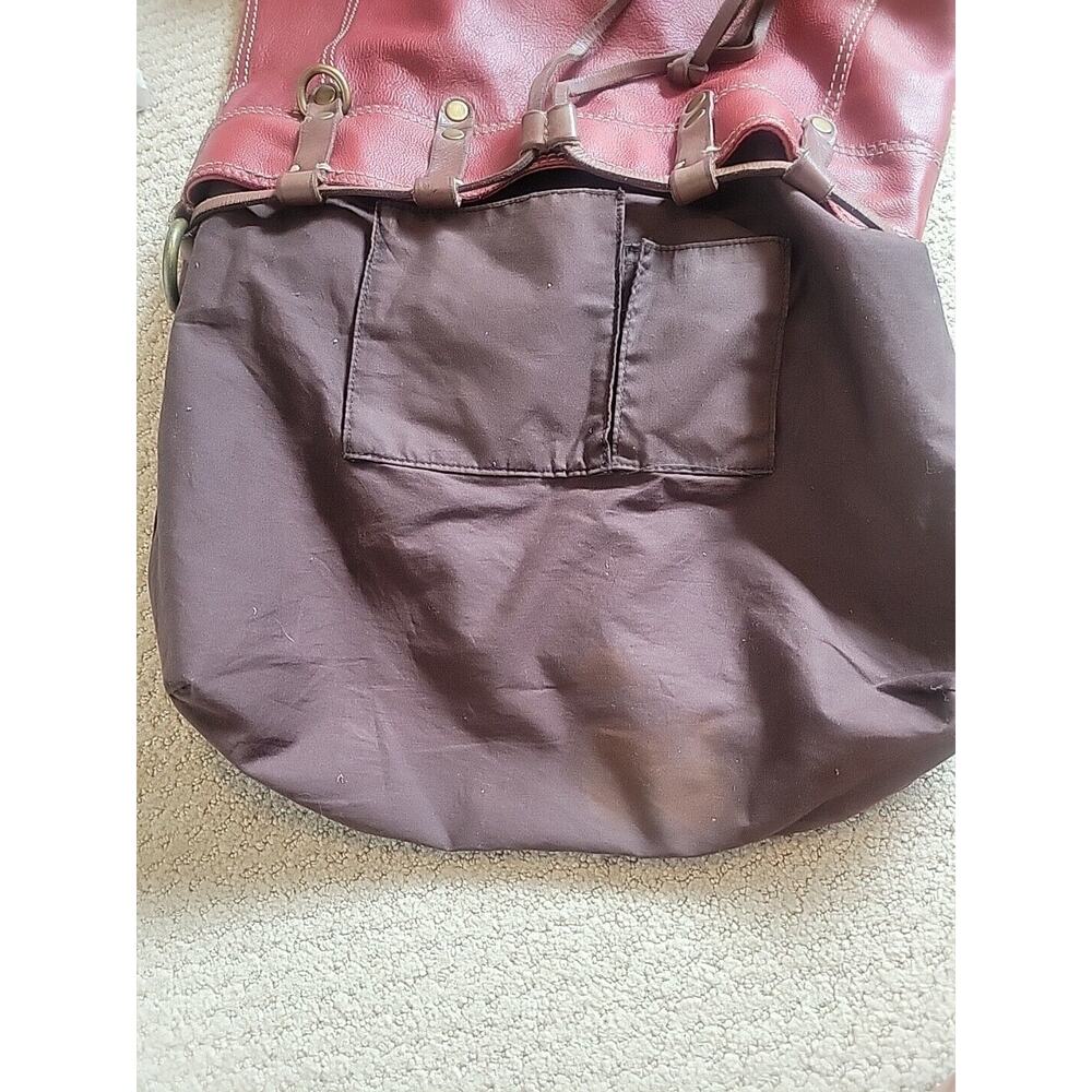 Lucky Brand Big Red Leather Tote / Purse - Picture 16 of 16